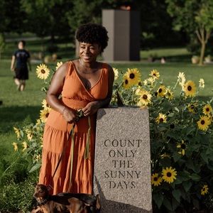 Universal Thread V Neck Maxi Dress Orange Medium